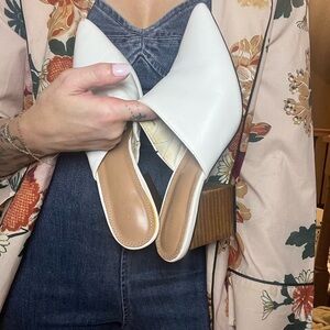 ASOS Cream Mules